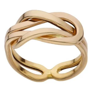 انگشتر طلا 18 عیار زنانه مدل قلب توپر کد M557 - Image 2